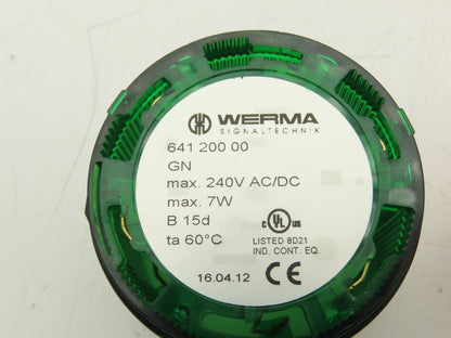 Werma 64081000 Light Tower Stack Red Green 8 Tone Siren Element 40cm Pole