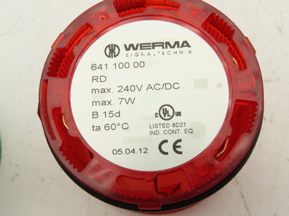 Werma 64081000 Light Tower Stack Red Green 8 Tone Siren Element 40cm Pole