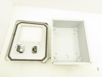 Wiegmann HW-J100804SC Fiberglass Electrical Enclosure 10x8x4"