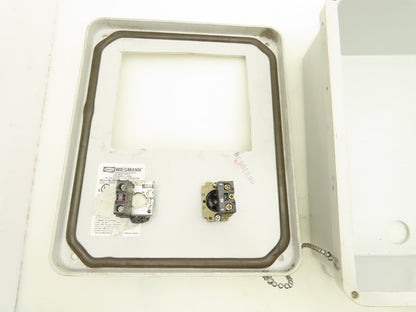 Wiegmann HW-J100804SC Fiberglass Electrical Enclosure 10x8x4"