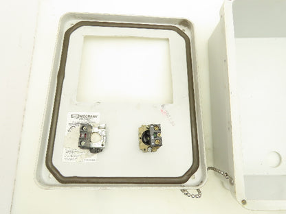 Wiegmann HW-J100804SC Fiberglass Electrical Enclosure 10x8x4"