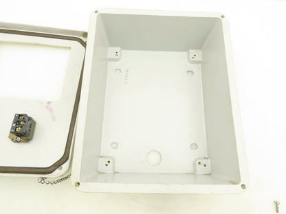 Wiegmann HW-J100804SC Fiberglass Electrical Enclosure 10x8x4"