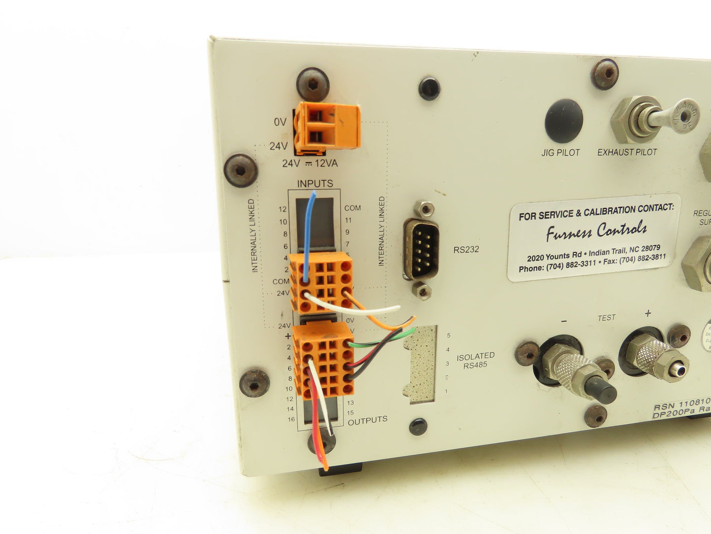 Furness Controls FCO730 Pressure Decay Leak Detector 24V