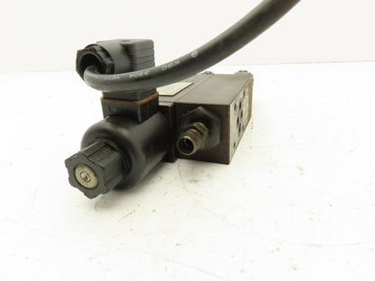 Nachi OGS-G01-PCC-K-D2-21 Hydraulic 2-Pressure Reducing Modular Valve 24VDC