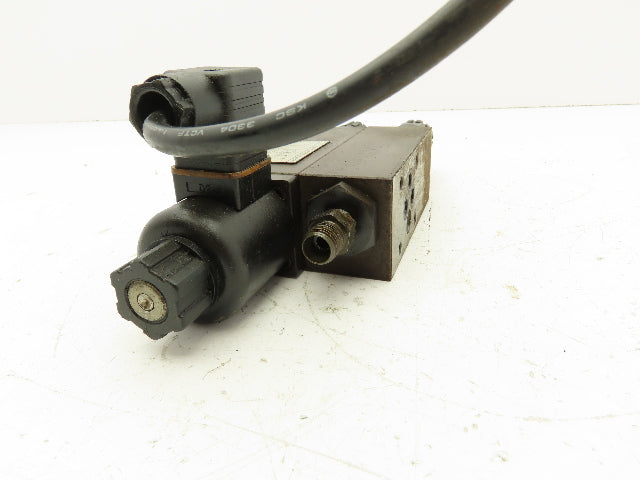 Nachi OGS-G01-PCC-K-D2-21 Hydraulic 2-Pressure Reducing Modular Valve 24VDC