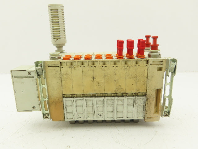 SMC VV5QC21-08C6FD0-DN 8-Station D-Sub Manifold 5/3 Solenoid Valves VQC2400N-51