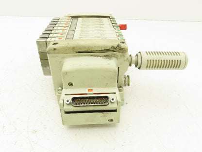 SMC VV5QC21-08C6FD0-DN 8-Station D-Sub Manifold 5/3 Solenoid Valves VQC2400N-51