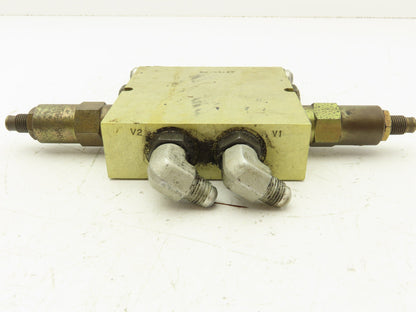 Modular Controls MCV2-10-S-8T-36 Dual Motion Cartridge Relief Load Control Valve