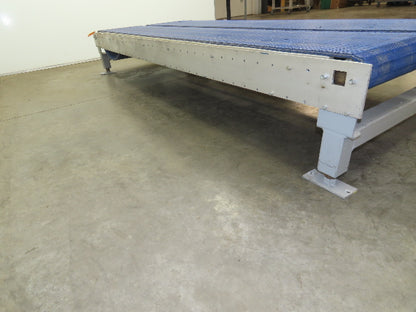 46"x 10' MatTop Intralox Plastic Chain Conveyor 20" Side x Side Belt 19FPM 18"H