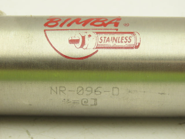 Bimba NR-096-D Double-Acting Pneumatic Cylinder 6" Stroke 1-1/16" Bore