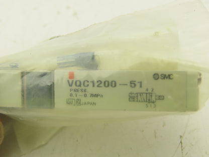 SMC VQC1200-51 Solenoid Air Operated Valve 5-Port