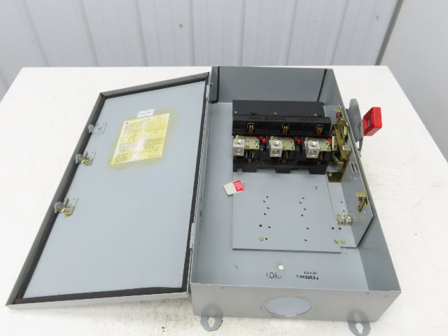 General Electric THN3363J Heavy Duty Disconnect Safety Switch 100A 600V 3 Pole