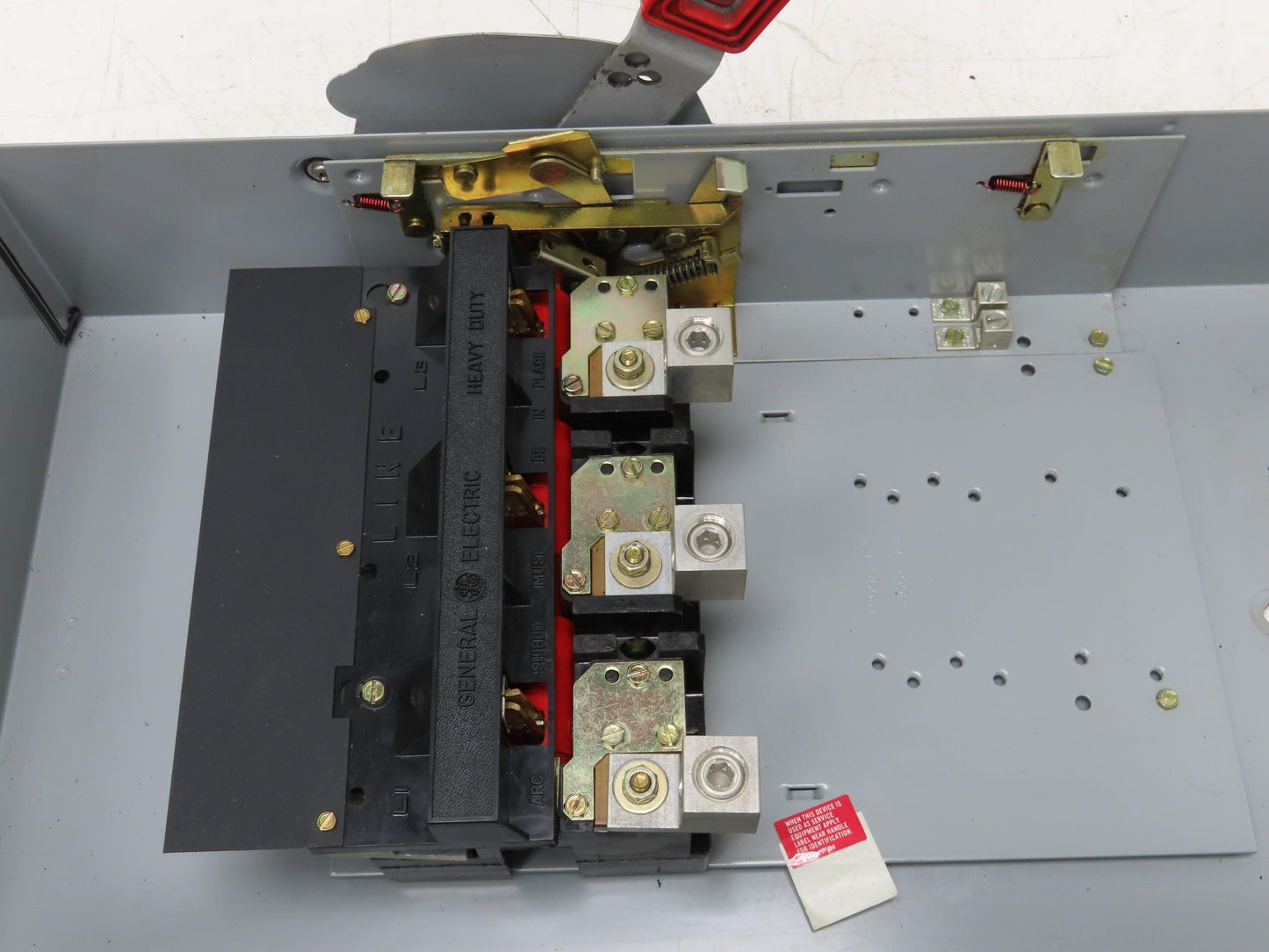 General Electric THN3363J Heavy Duty Disconnect Safety Switch 100A 600V 3 Pole