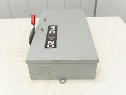 General Electric THN3363J Heavy Duty Disconnect Safety Switch 100A 600V 3 Pole