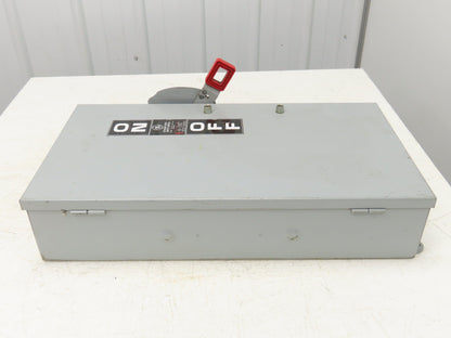 General Electric THN3363J Heavy Duty Disconnect Safety Switch 100A 600V 3 Pole