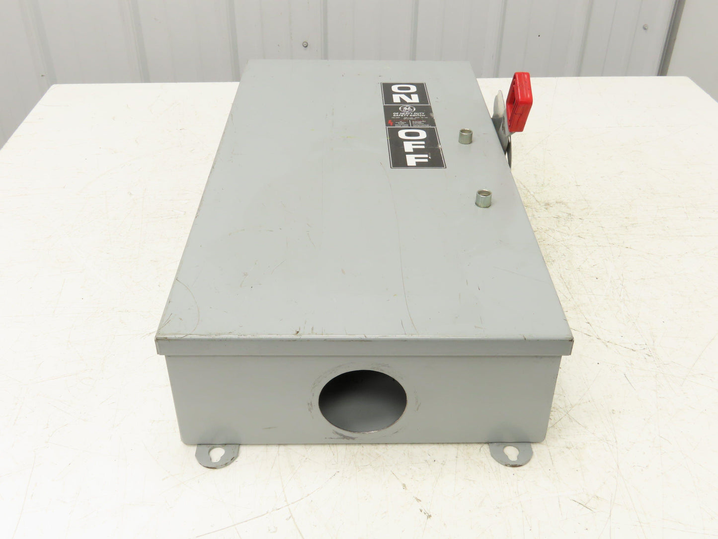 General Electric THN3363J Heavy Duty Disconnect Safety Switch 100A 600V 3 Pole
