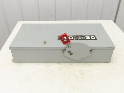 General Electric THN3363J Heavy Duty Disconnect Safety Switch 100A 600V 3 Pole
