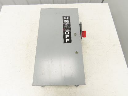 General Electric THN3363J Heavy Duty Disconnect Safety Switch 100A 600V 3 Pole