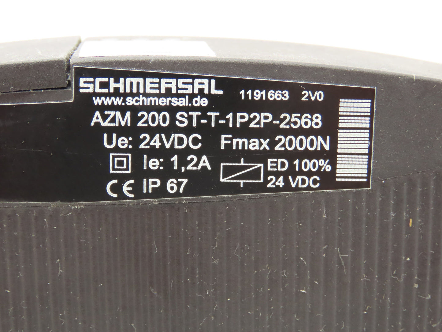 Schmersal AZM 200 ST-T-1P2P-2568 Door Latch Interlock Latch Solenoid
