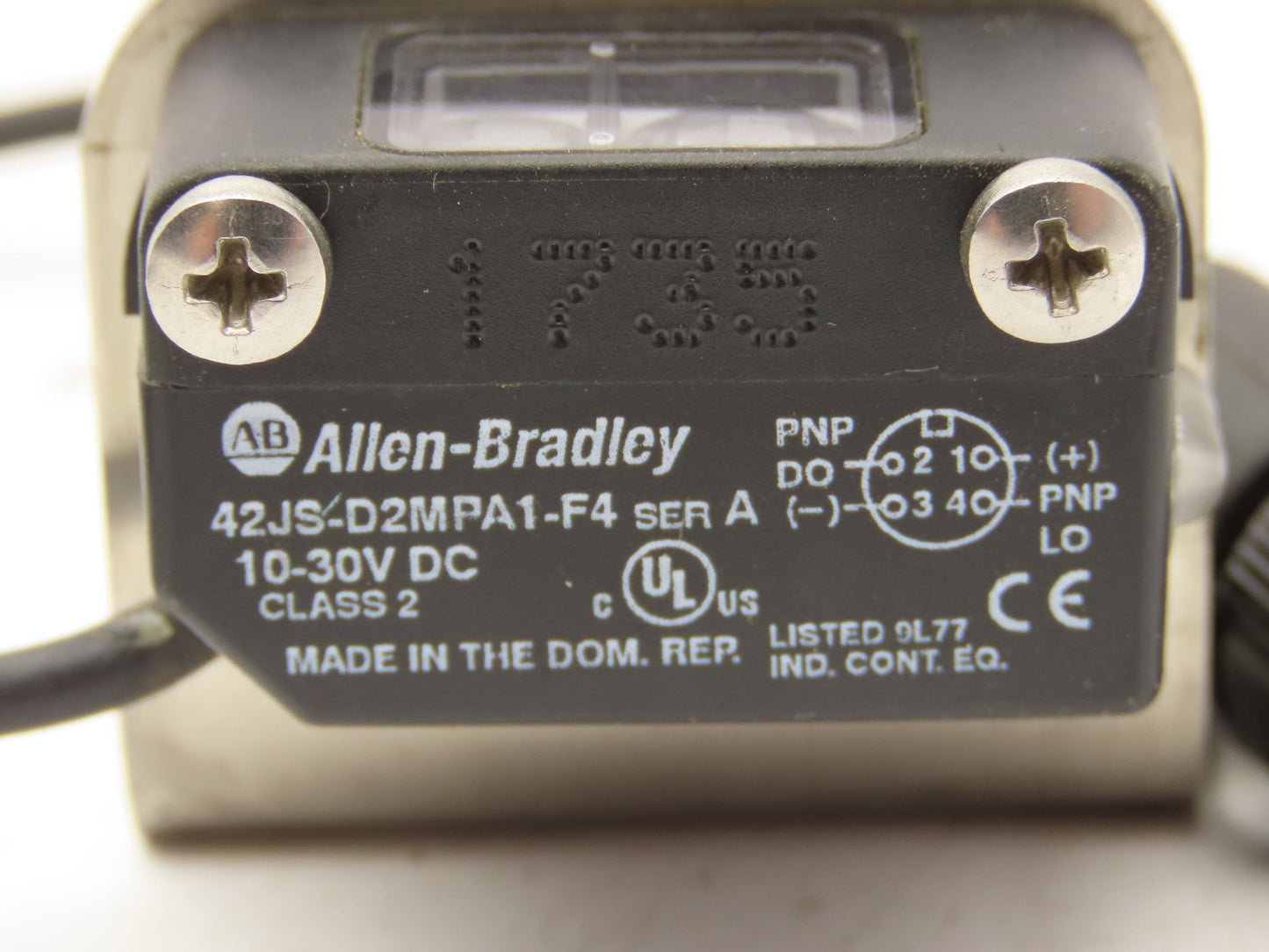 Allen Bradley 42JS-D2MPA1-F4 Photoelectric Sensor 800mm Range Proximity Lot of 2