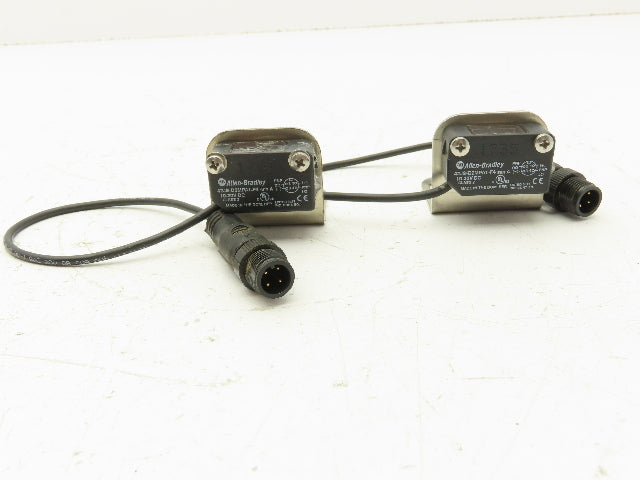 Allen Bradley 42JS-D2MPA1-F4 Photoelectric Sensor 800mm Range Proximity Lot of 2