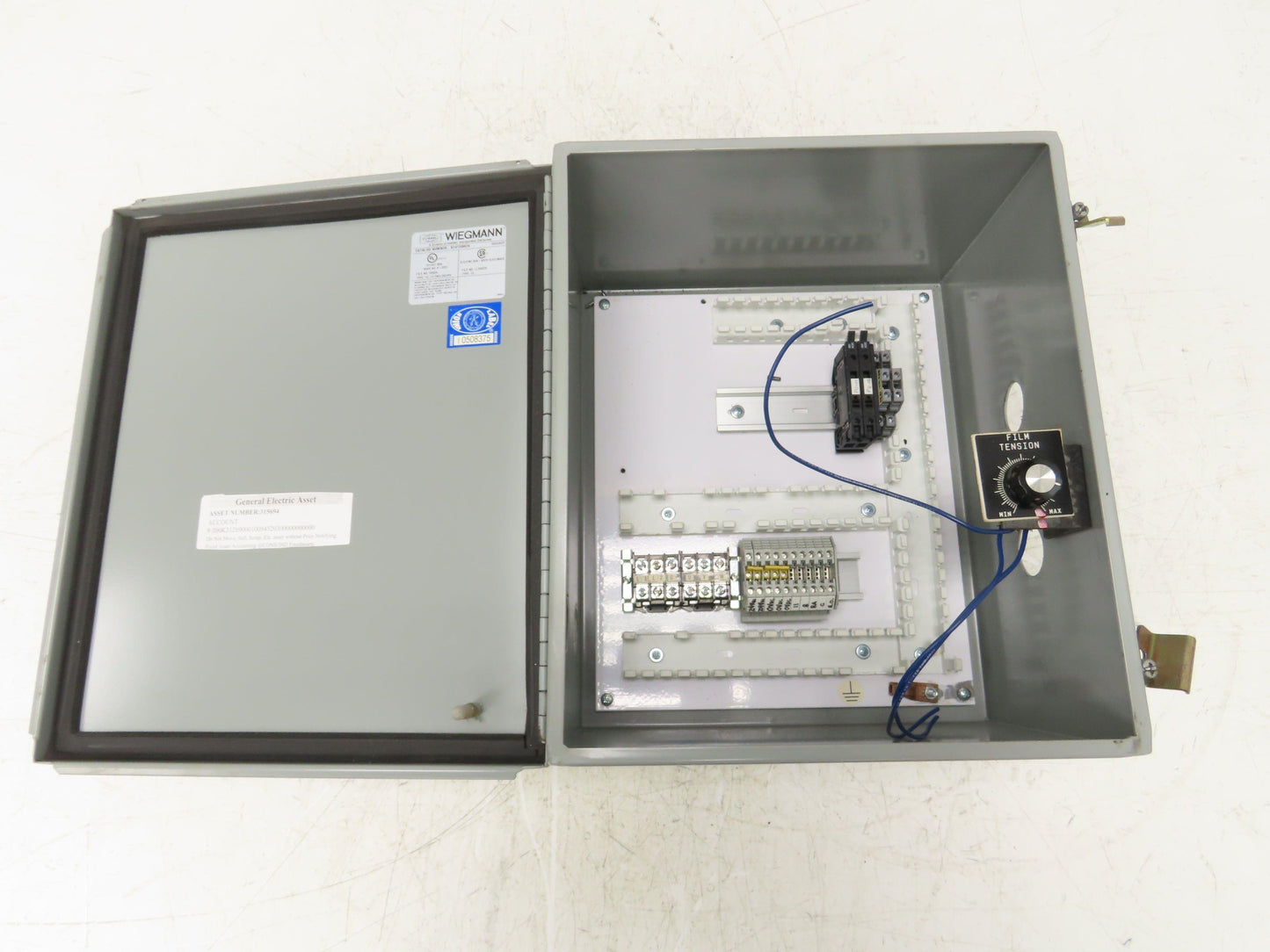 Wiegmann B141208CH Electrical Enclosure 14x12x8" Wall Mount Control Panel