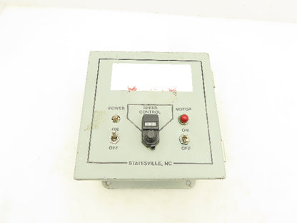KB KBIC-125 Solid State DC Motor Variable Speed 90VDC 3/4HP Control Panel 120V