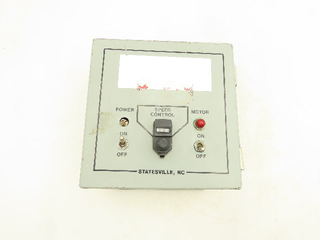 KB KBIC-125 Solid State DC Motor Variable Speed 90VDC 3/4HP Control Panel 120V