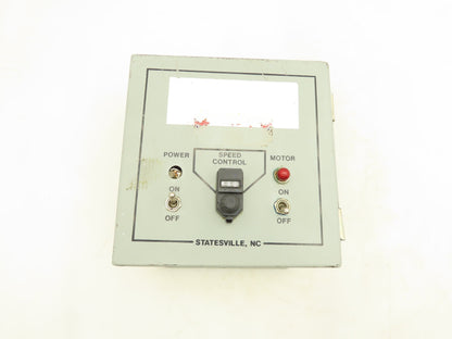 KB KBIC-125 Solid State DC Motor Variable Speed 90VDC 3/4HP Control Panel 120V
