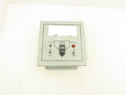 KB KBIC-125 Solid State DC Motor Variable Speed 90VDC 3/4HP Control Panel 120V