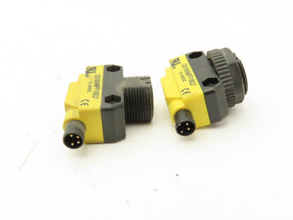 Banner QS18VN6FF100Q7 Photoelectric Sensor 10-30VDC 100MM Range 4 Pin Lot Of 8