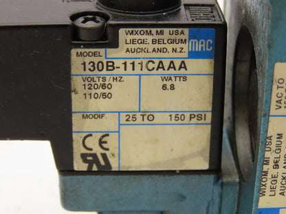 MAC 56C-12-111CA Pneumatic 3/2 Solenoid Valve 3/8" NPT 120V