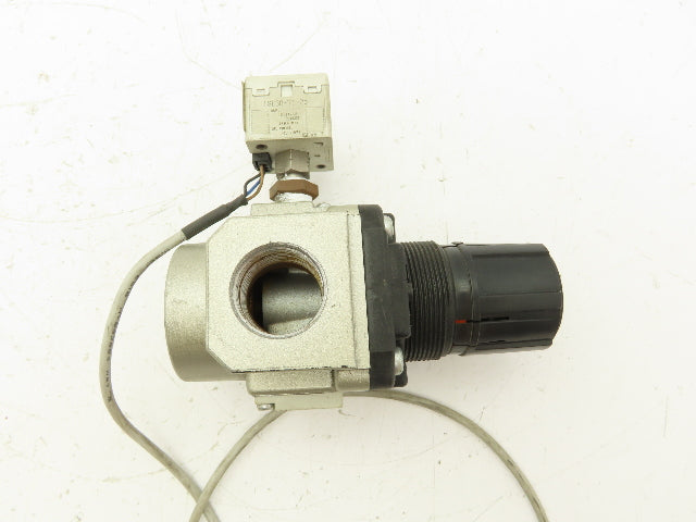 SMC AR40-N06-Z Pneumatic Regulator W/ Digital Pressure Switch 7-125 PSI 3/4"NPT