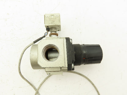 SMC AR40-N06-Z Pneumatic Regulator W/ Digital Pressure Switch 7-125 PSI 3/4"NPT