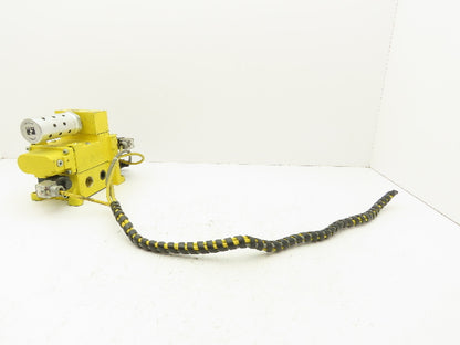 Ross Controls DM2CNA54A21 Double Solenoid Valve W/ Base Assembly 24VDC 30-120PSI