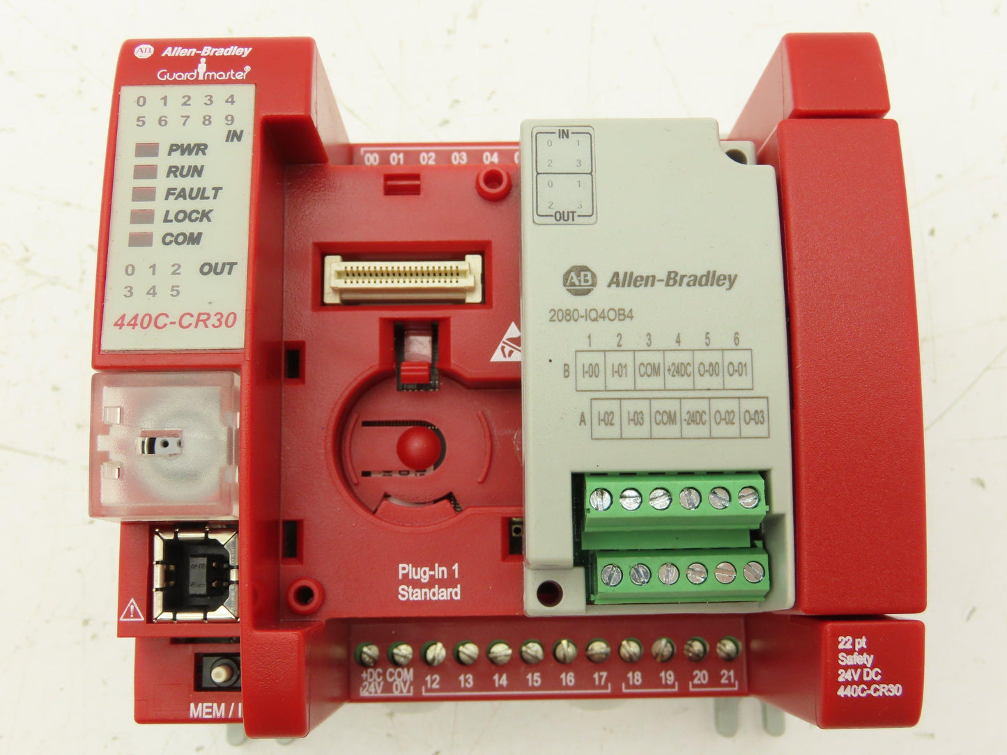 Allen-Bradley 440C-CR30-22BBB GuardMaster Safety Relay CR30 24VDC 5A Ser. A10.01