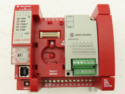 Allen-Bradley 440C-CR30-22BBB GuardMaster Safety Relay CR30 24VDC 5A Ser. A10.01