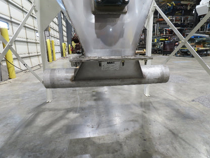 MAC Equipment Stainless Food Grade Dry Batch Mixer 48" Tank with Scales 40Cu/Ft