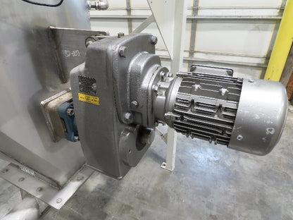 MAC Equipment Stainless Food Grade Dry Batch Mixer 48" Tank with Scales 40Cu/Ft