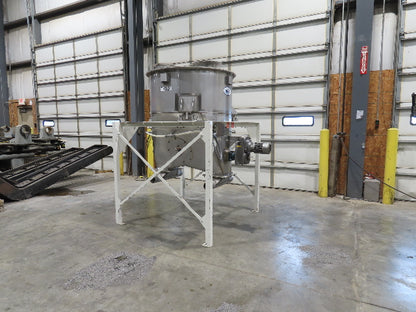 MAC Equipment Stainless Food Grade Dry Batch Mixer 48" Tank with Scales 40Cu/Ft