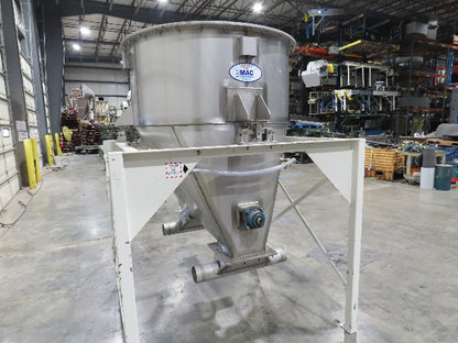 MAC Equipment Stainless Food Grade Dry Batch Mixer 48" Tank with Scales 40Cu/Ft