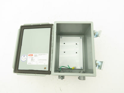 Hoffman  A8066CH Electrical Enclosure 8x6x6" Continuous Hinged With Backplate
