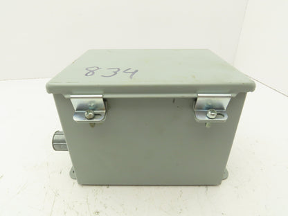 Hoffman  A8066CH Electrical Enclosure 8x6x6" Continuous Hinged With Backplate