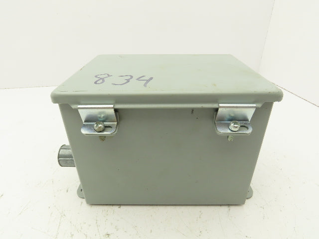 Hoffman  A8066CH Electrical Enclosure 8x6x6" Continuous Hinged With Backplate