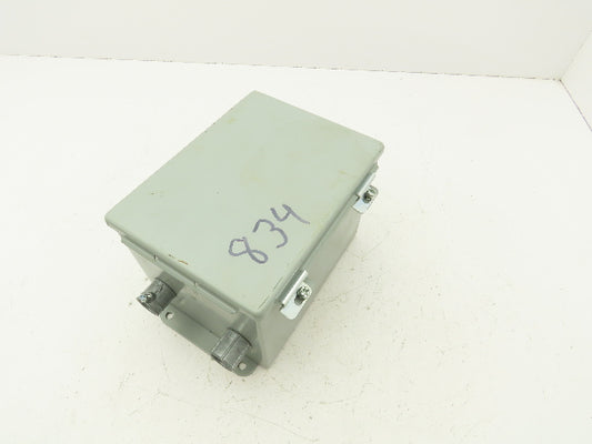 Hoffman  A8066CH Electrical Enclosure 8x6x6" Continuous Hinged With Backplate