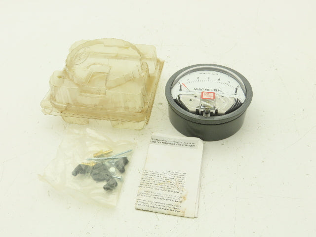 Dwyer Magnehelic Differential Pressure Gauge 0-6" 15 PSIG