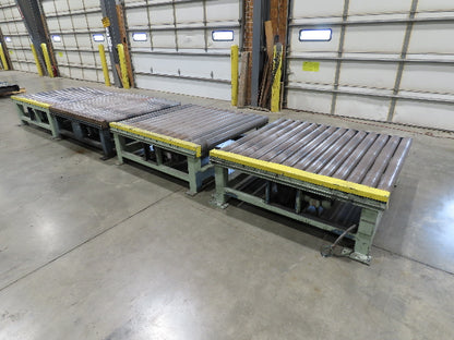 58"x 20' Powered Pallet Conveyor 4" Roller 54"BF 1Hp Chain Drive 40 FPM