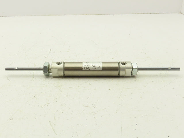 SMC NCDMW106-0275 Round Body Air Cylinder 1-1/16" Bore 2-3/4" Stroke Double Rod