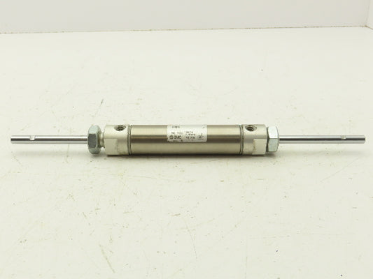 SMC NCDMW106-0275 Round Body Air Cylinder 1-1/16" Bore 2-3/4" Stroke Double Rod