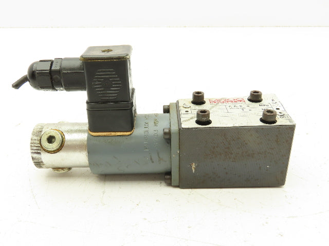 Moog Hydrolux DBEP06A4007GB/MA Proportional Reducing Valve 24VDC